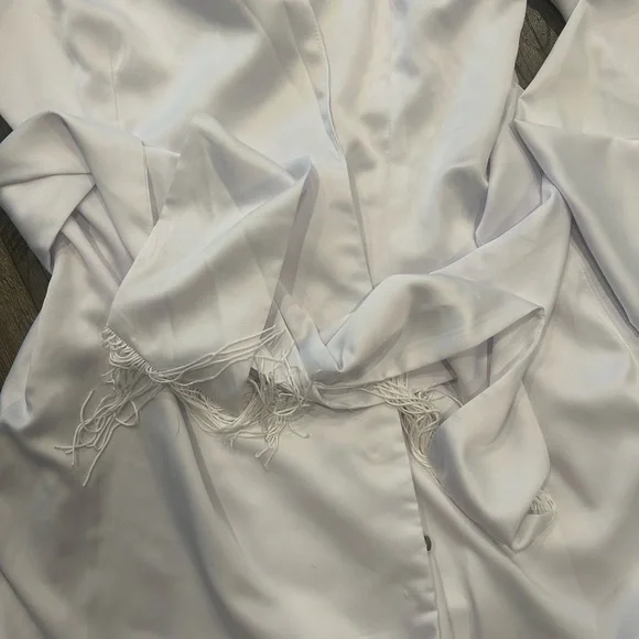 Revolve White Blazer Style Dress - Picture 4 of 4